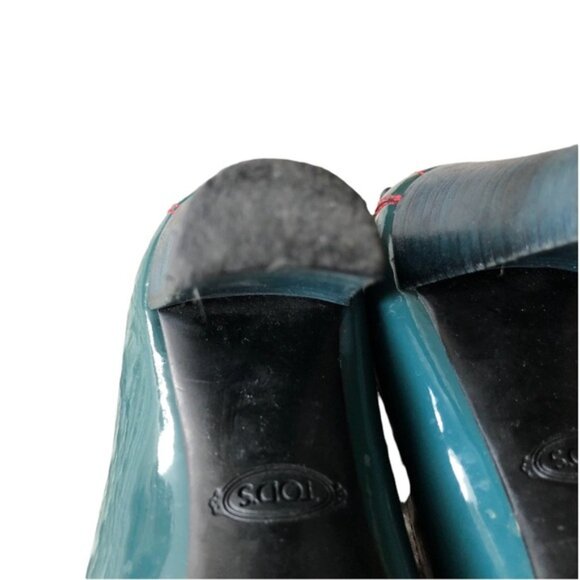 TOD’s patent turquoise pumps - Picture 7 of 10